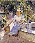 Theodore Robinson Canvas Paintings - Watering Pots